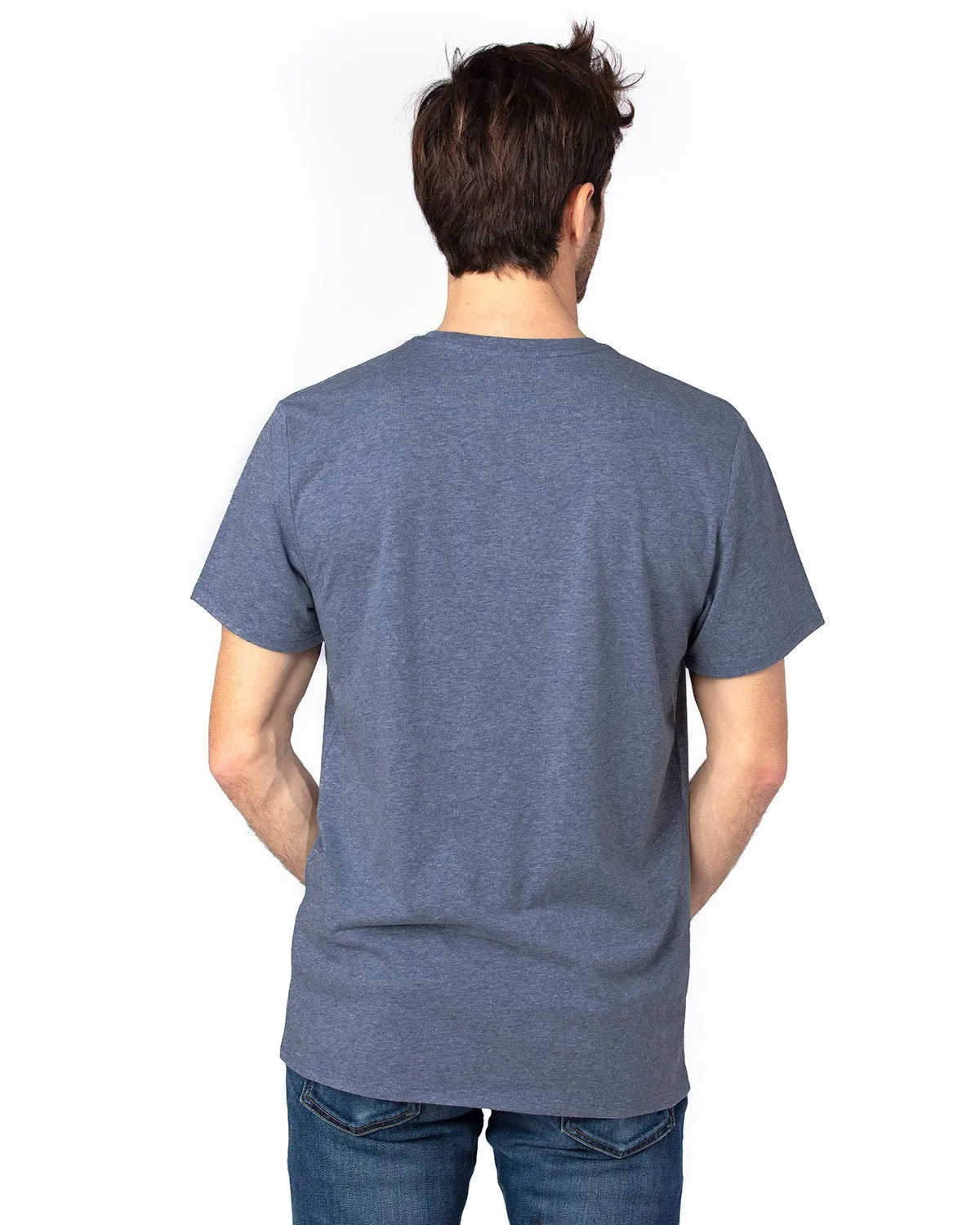 100A-Threadfast Apparel-NAVY HEATHER