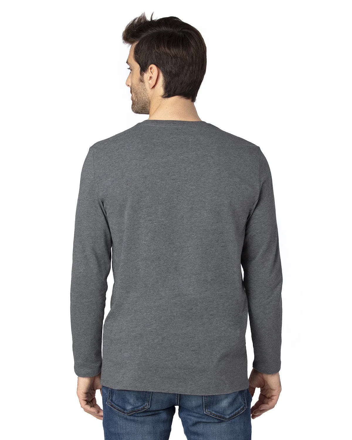 100LS-Threadfast Apparel-CHARCOAL HEATHER
