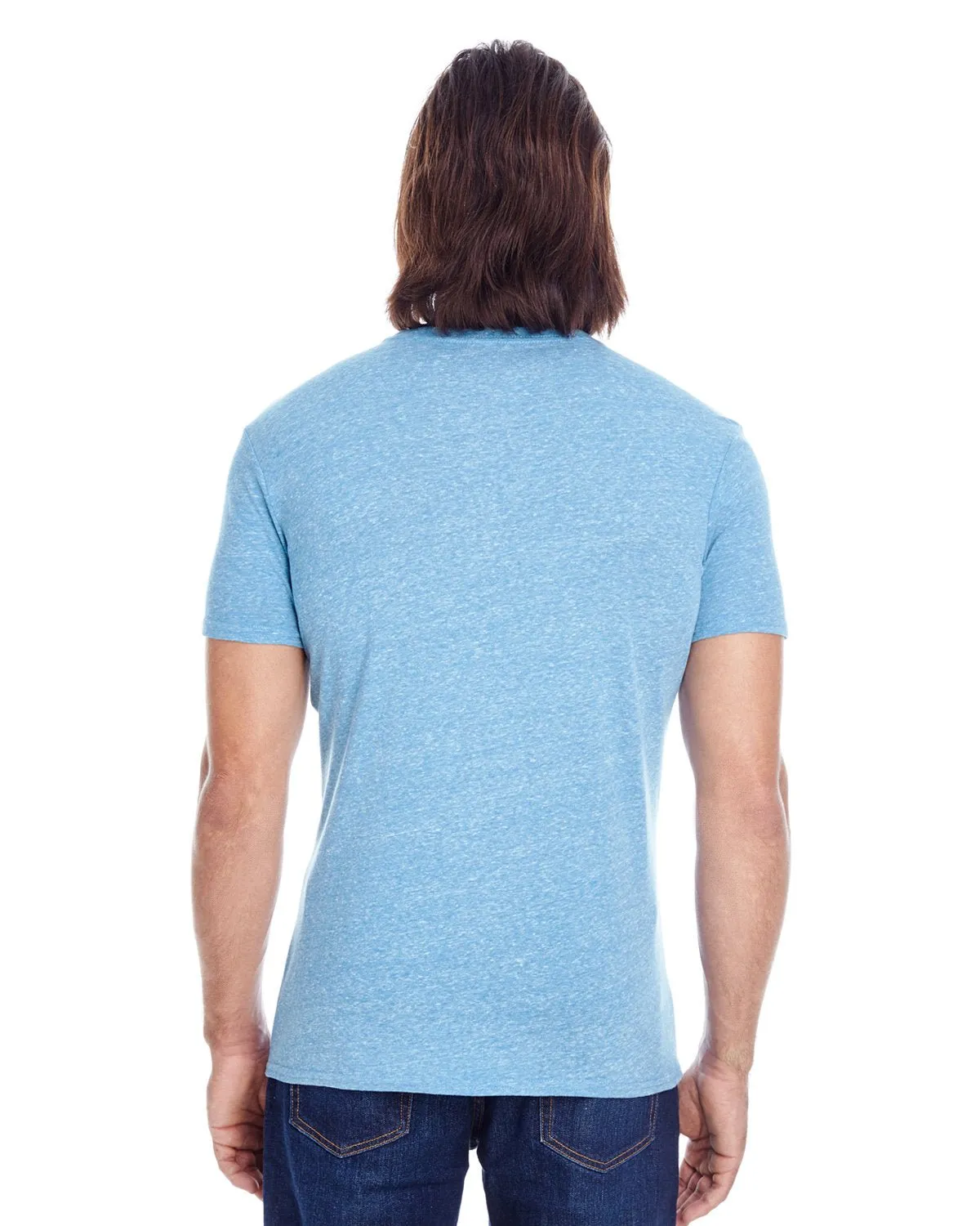 102A-Threadfast Apparel-ROYAL TRIBLEND