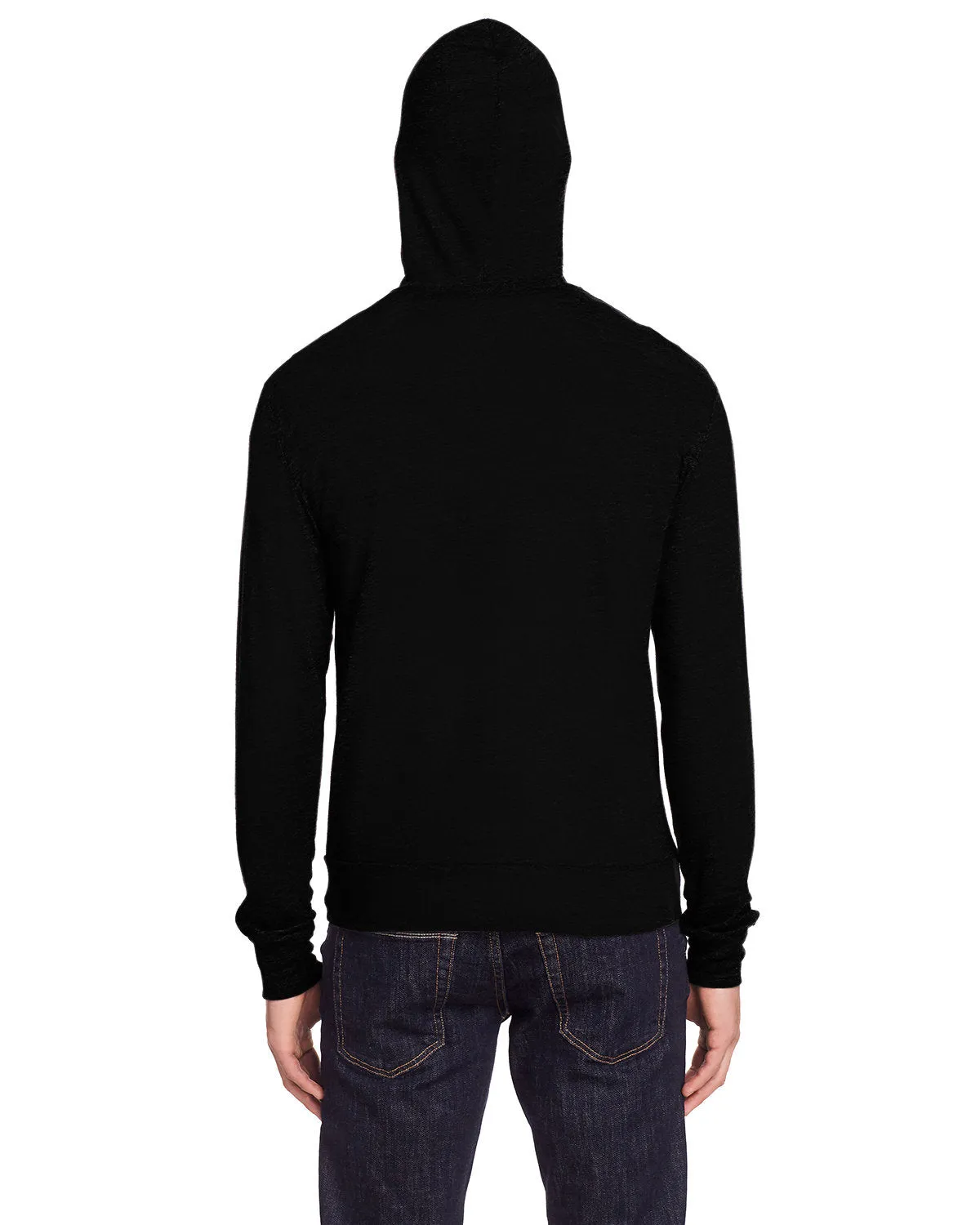 302Z-Threadfast Apparel-SOLID BLK TRBLND