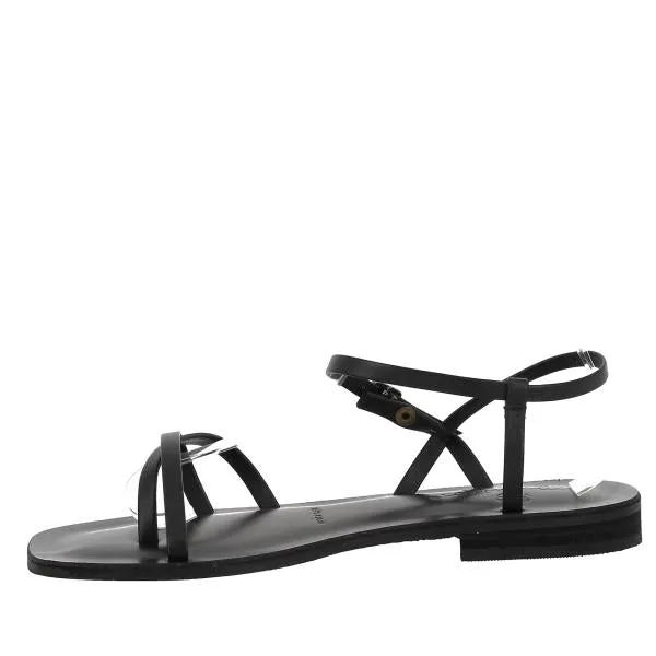 Antichi Romani 244 Black Sandal