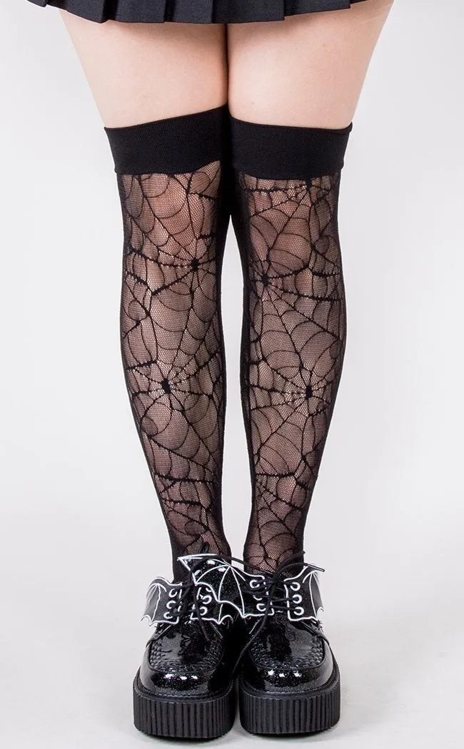 Arachne's Touch Thigh High Stockings