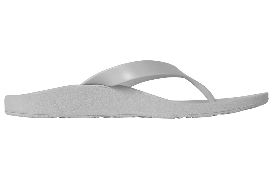 Archline Balance Flip Flops - White