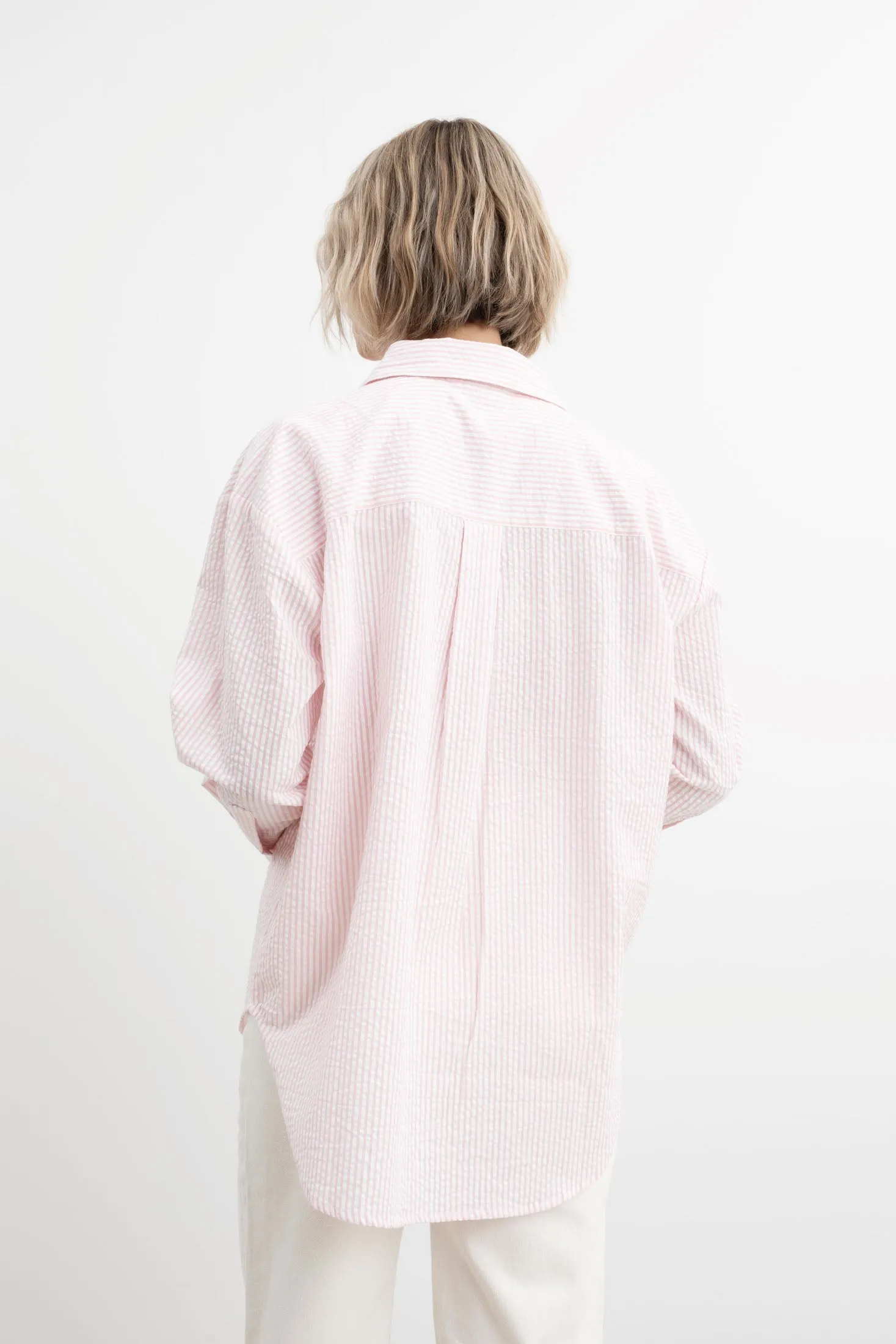 Bibi Crepe Shirt - Soft Pink