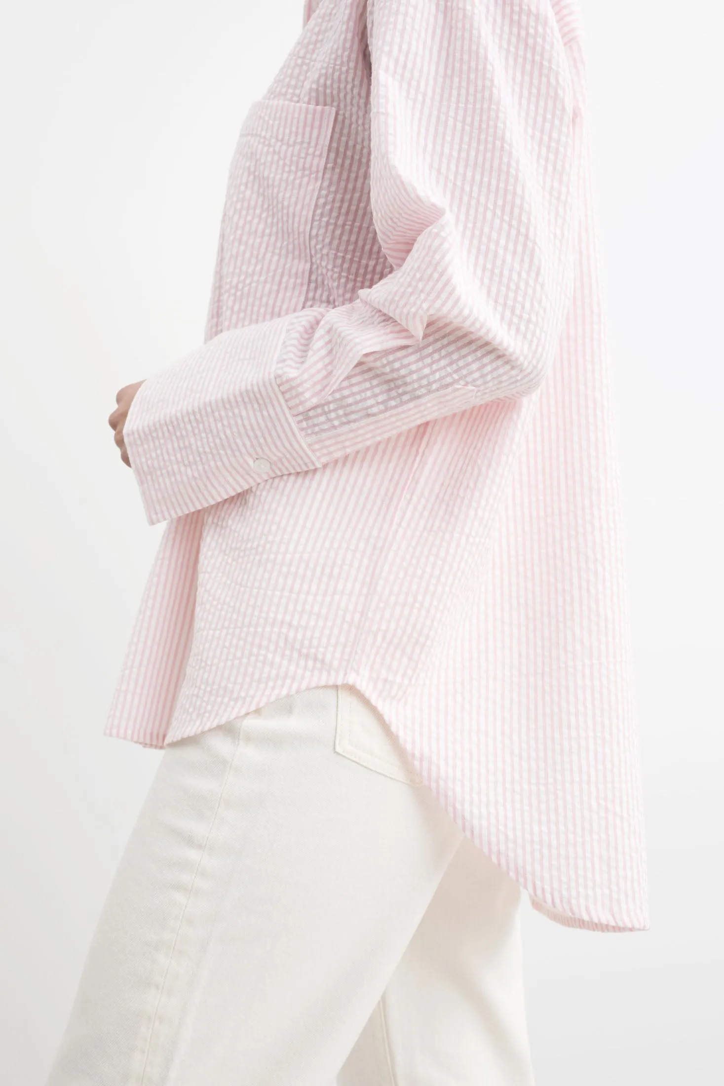 Bibi Crepe Shirt - Soft Pink