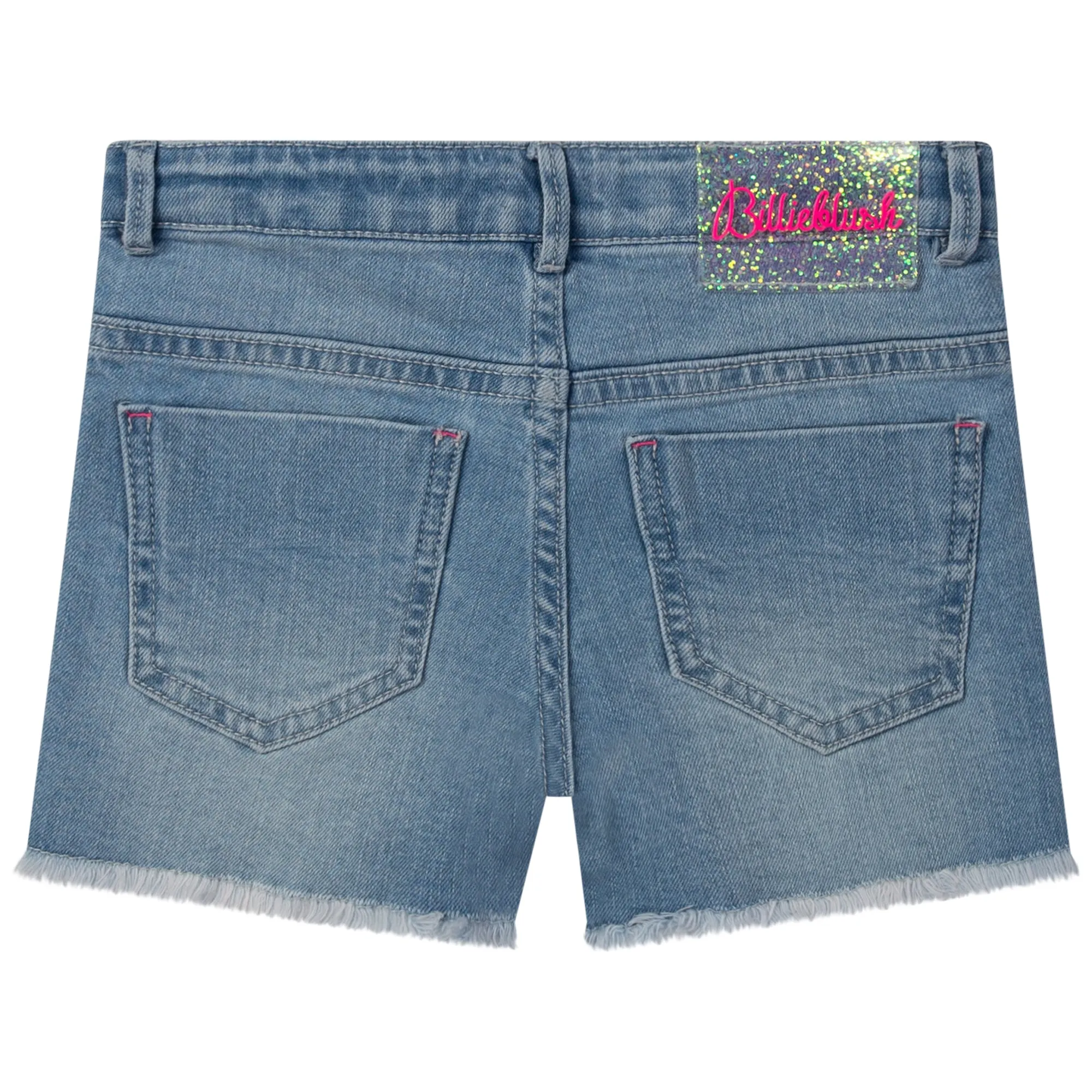 Billieblush Denim Shorts Party Double Stone Bleach