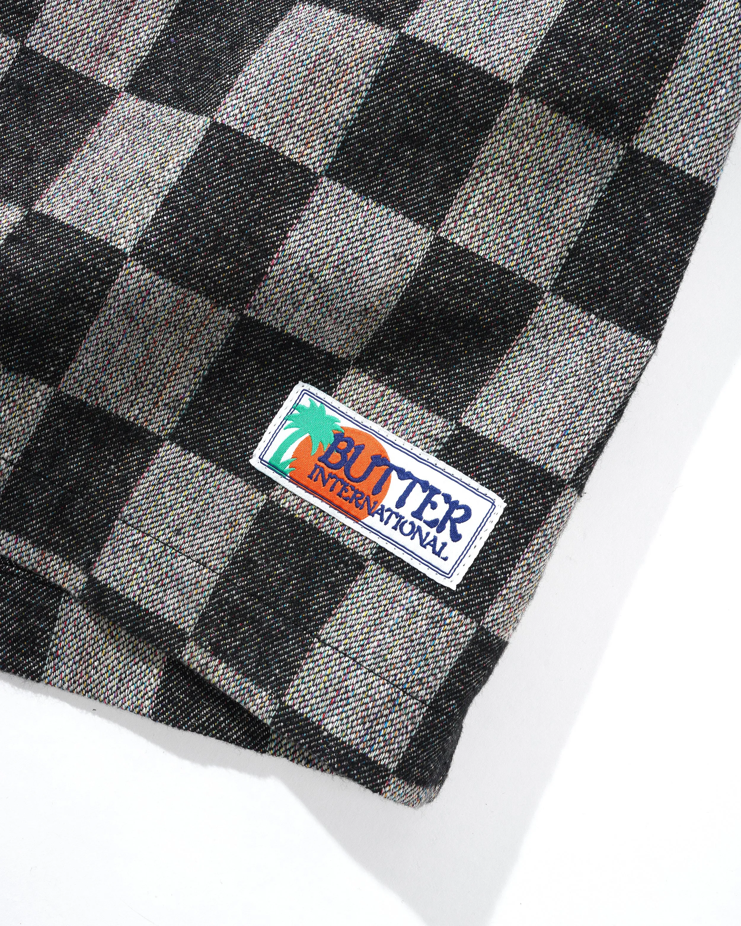 Butter Checker Vacation S/S Shirt Black