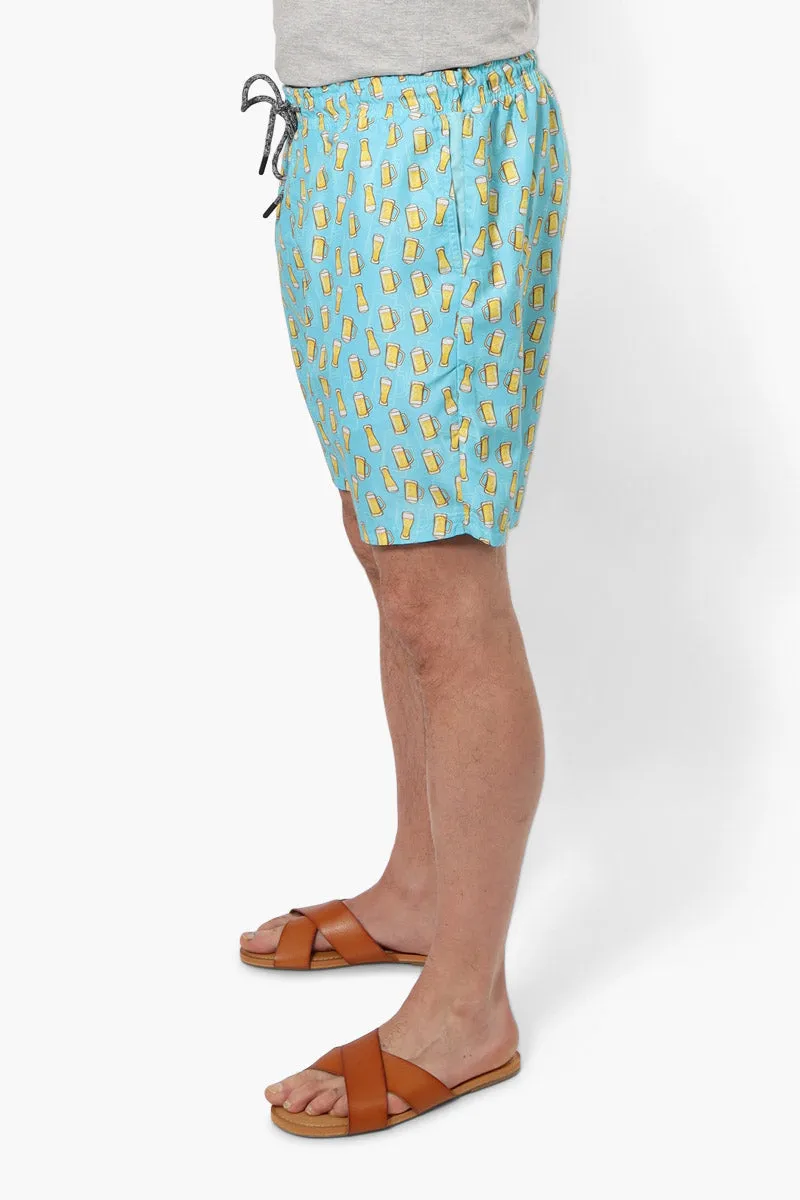 Canada Weather Gear Beer Pattern Shorts - Blue