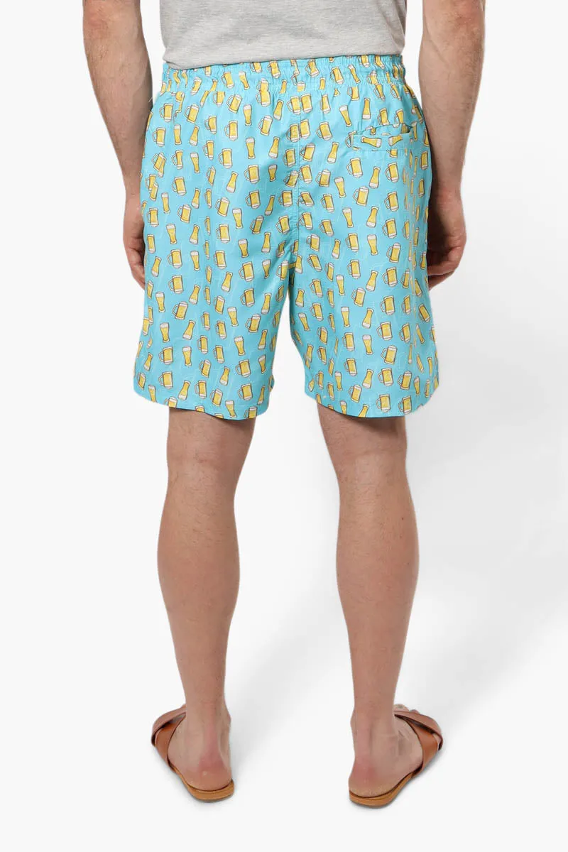Canada Weather Gear Beer Pattern Shorts - Blue