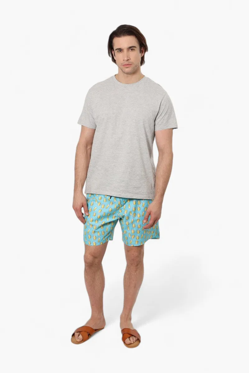 Canada Weather Gear Beer Pattern Shorts - Blue