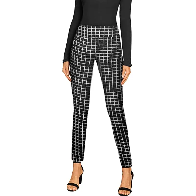 Classic Regular Fit Skinny Leggings With Print For Women