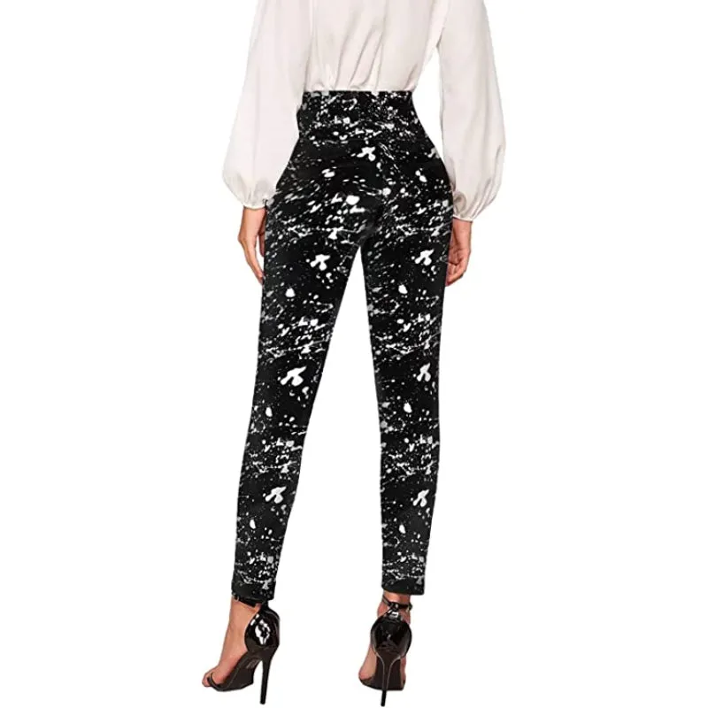 Classic Skinny Leggings Regular Fit With Print For Women