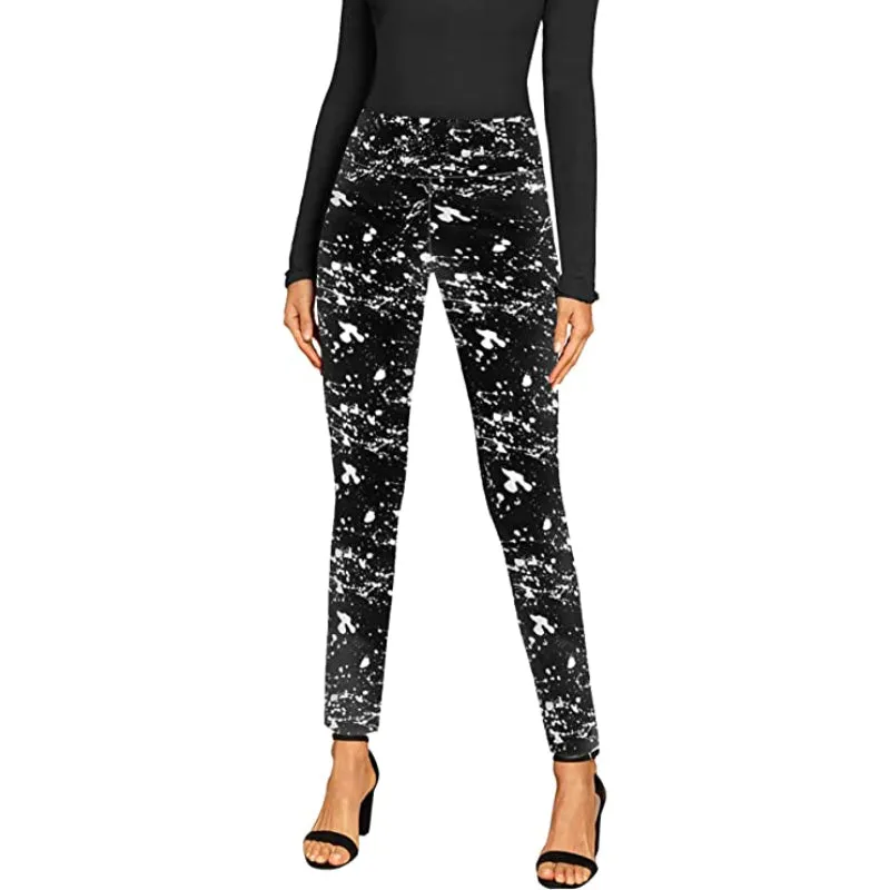 Classic Skinny Leggings Regular Fit With Print For Women