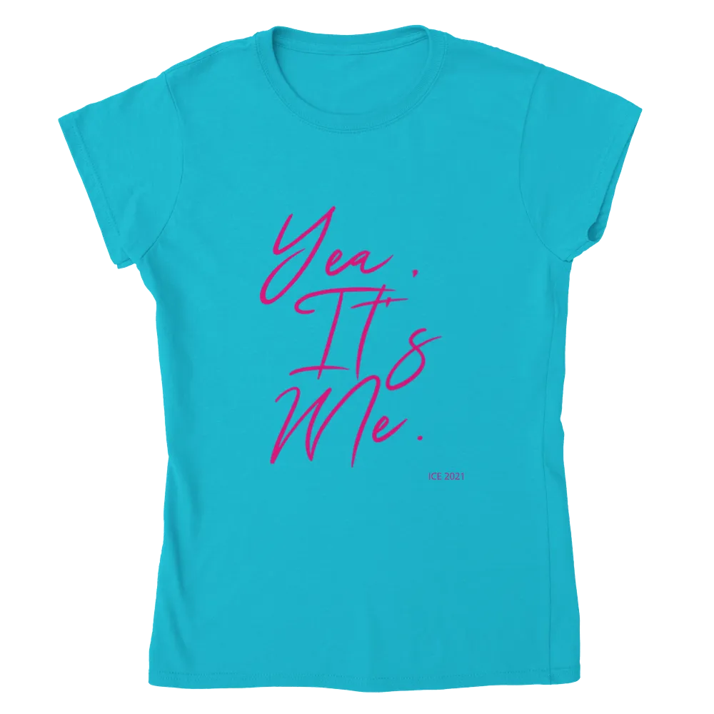 Classic Womens Crewneck T-shirt - Front/Back