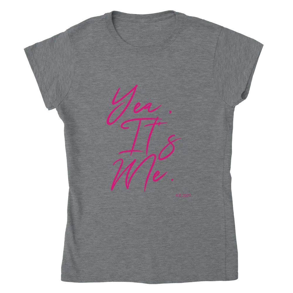 Classic Womens Crewneck T-shirt - Front/Back