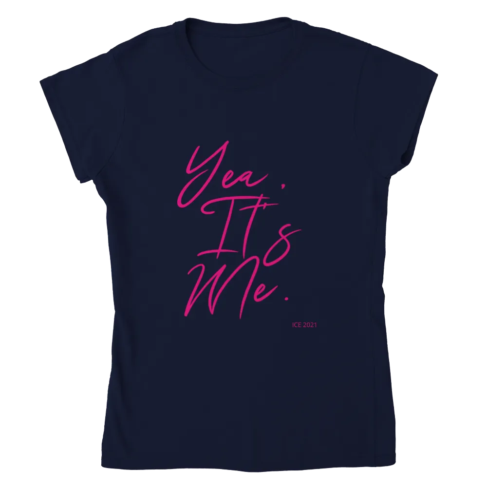 Classic Womens Crewneck T-shirt - Front/Back