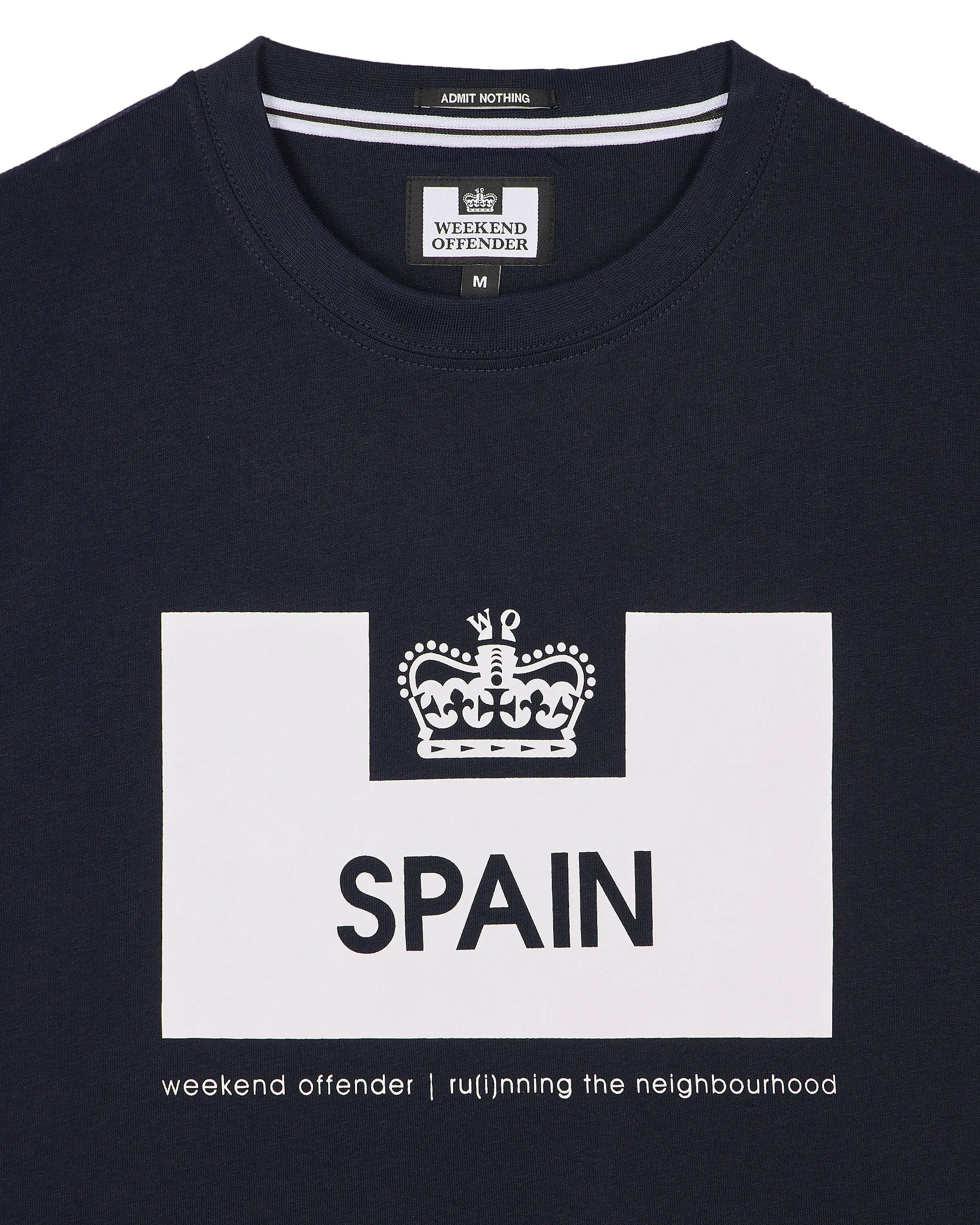 Country Series Spain T-Shirt Navy/White