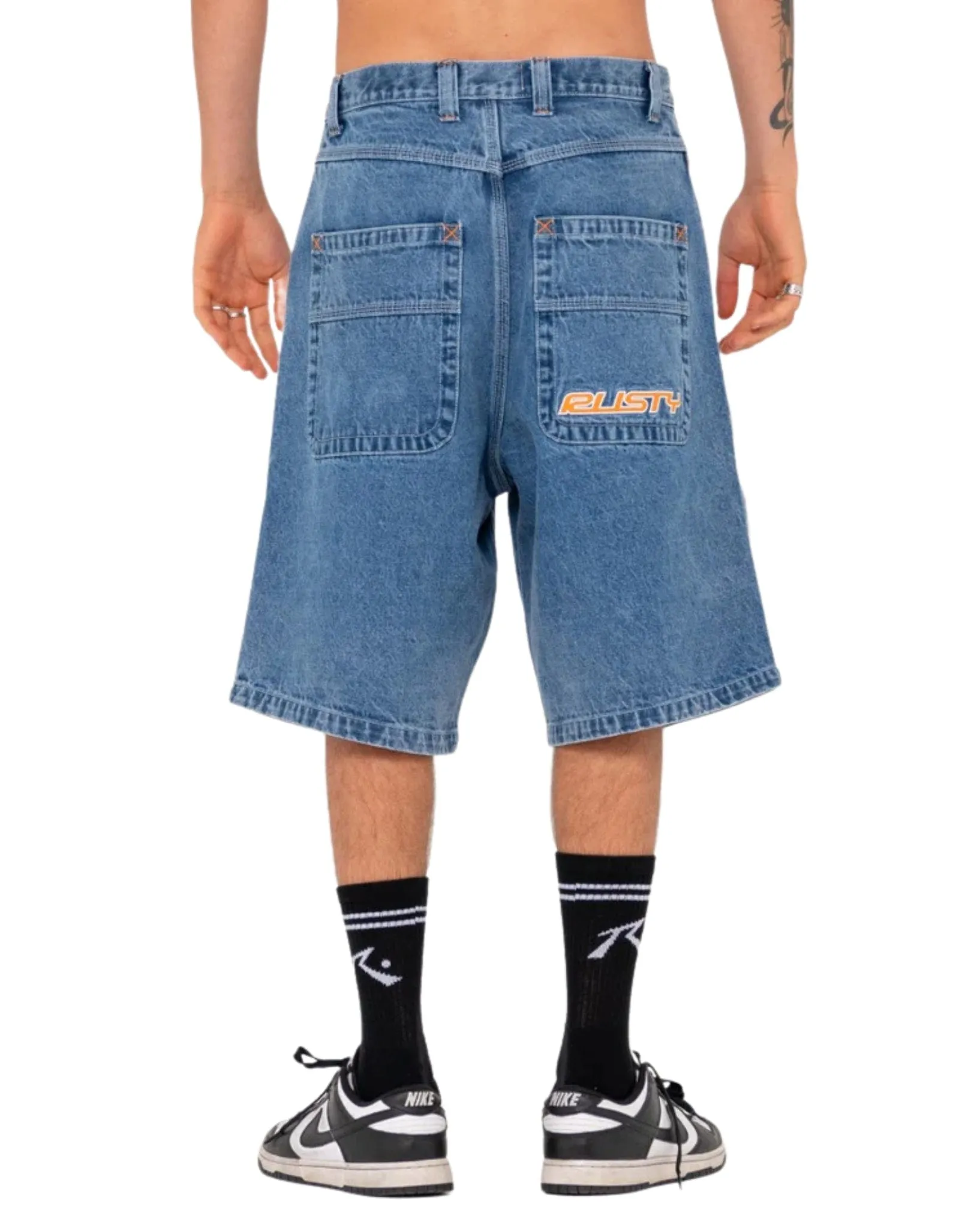 Flip Daddy Draggin 24" Baggy Jort - Middy Blue