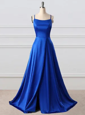kamahe A-Line Prom Dresses Side Split Evening Dresses