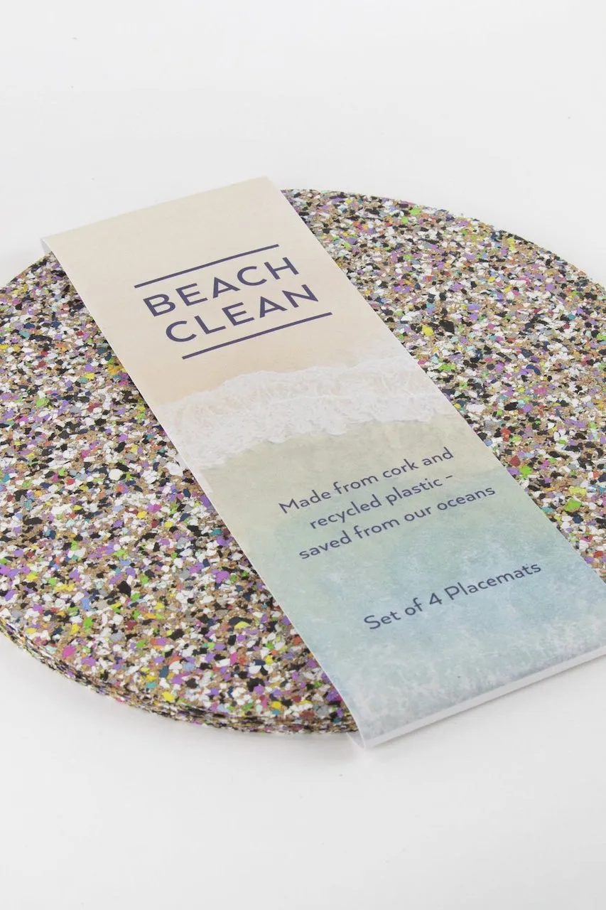 Liga Beach Clean Round Placemat Sets