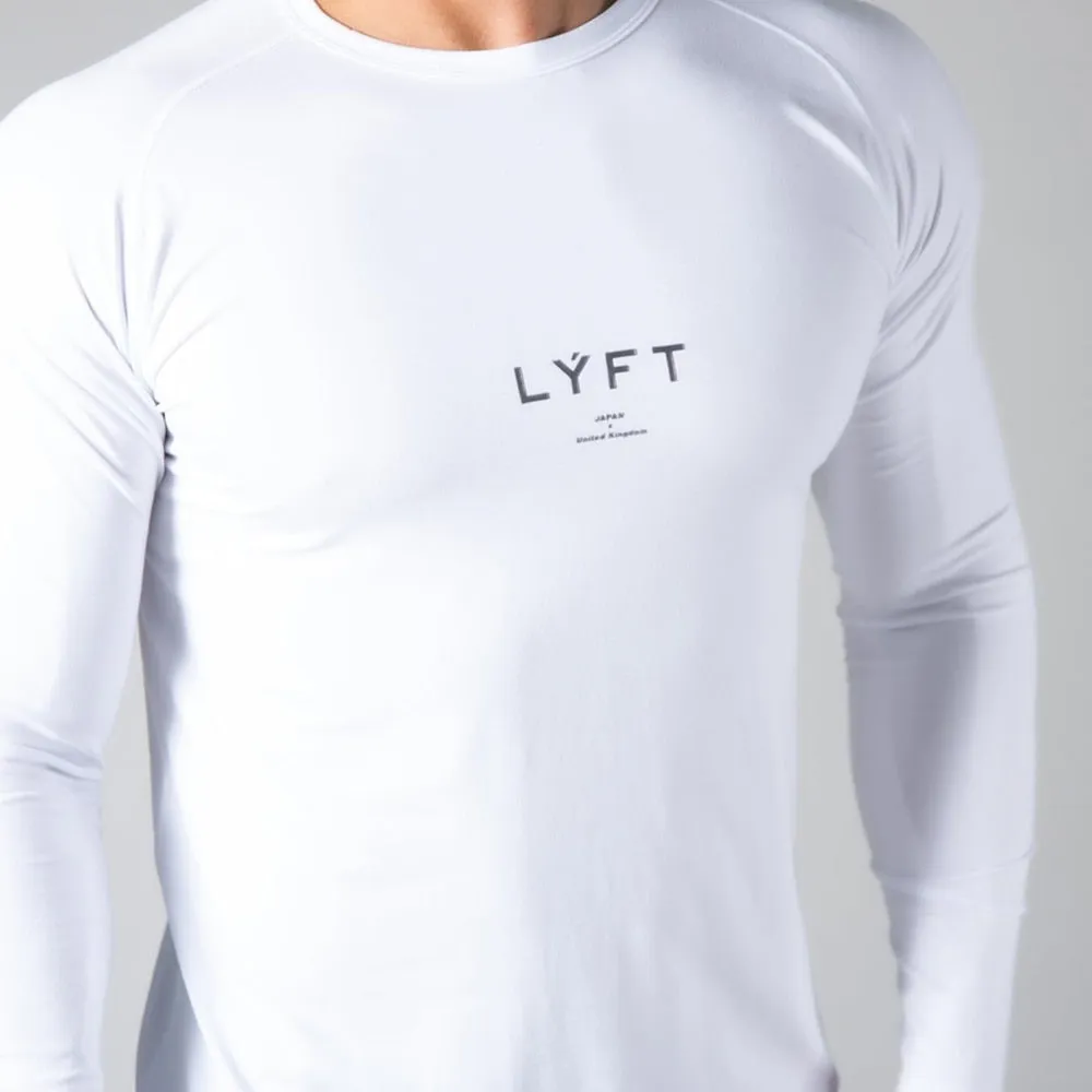 Men Bodybuilding Long sleeve Shirt Casual Cotton Skinny T-Shirt Male Gym Fitness Workout Tees Tops Spring Running Sport Clothing