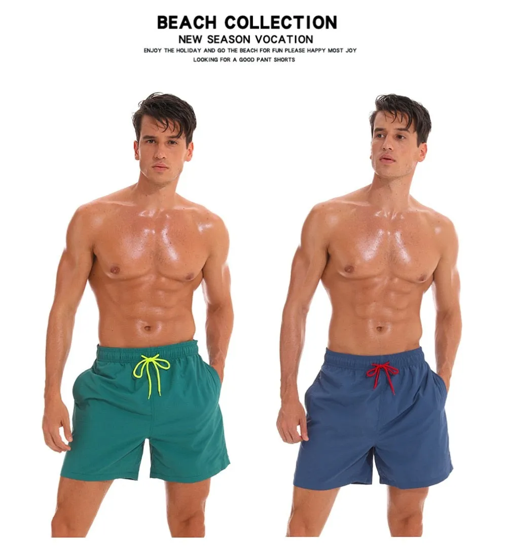 Mens Swimwear Swim Trunks Beach Board Shorts Swimming Pants Swimsuits Running Sports Surfing Shorts