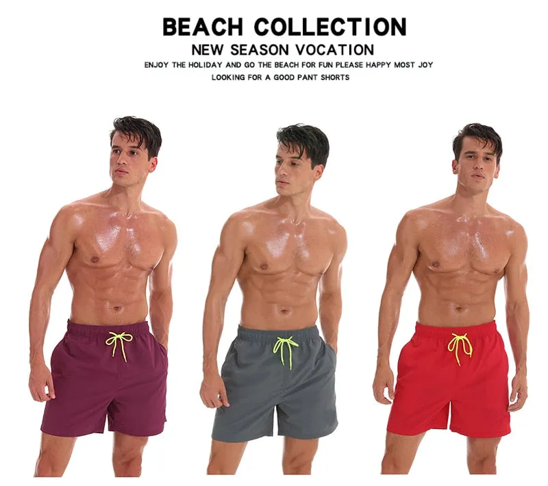 Mens Swimwear Swim Trunks Beach Board Shorts Swimming Pants Swimsuits Running Sports Surfing Shorts