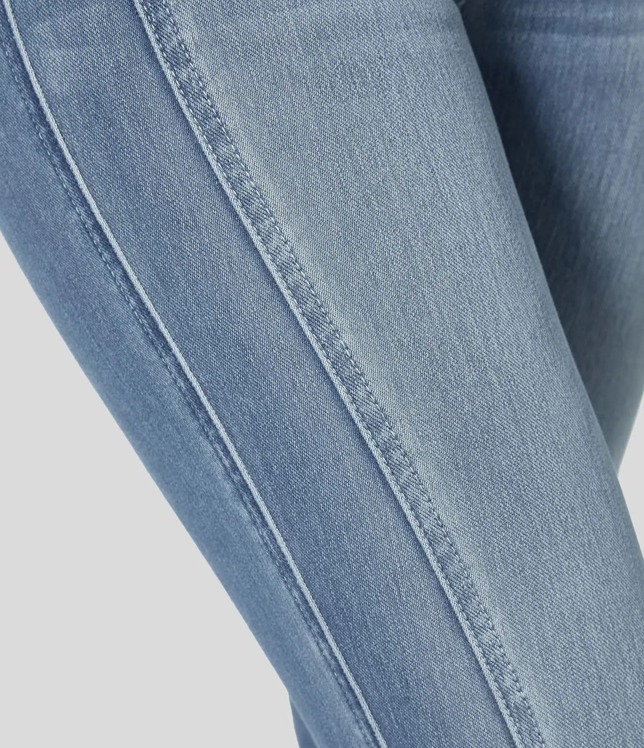 Mid Rise Button Zipper Multiple Pockets Stretchy Knit Casual Skinny Jeans