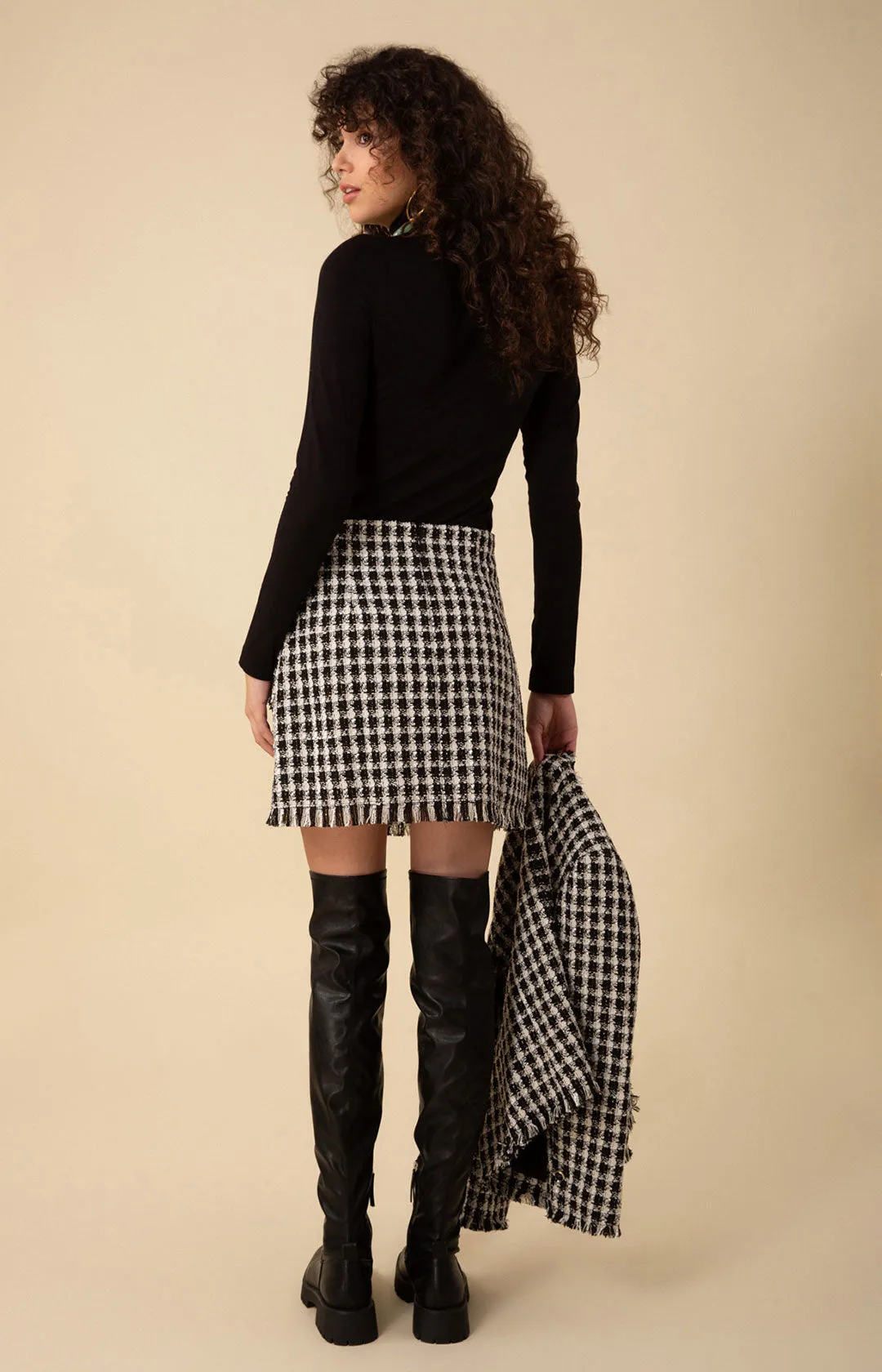 Paislee Tweed Skirt