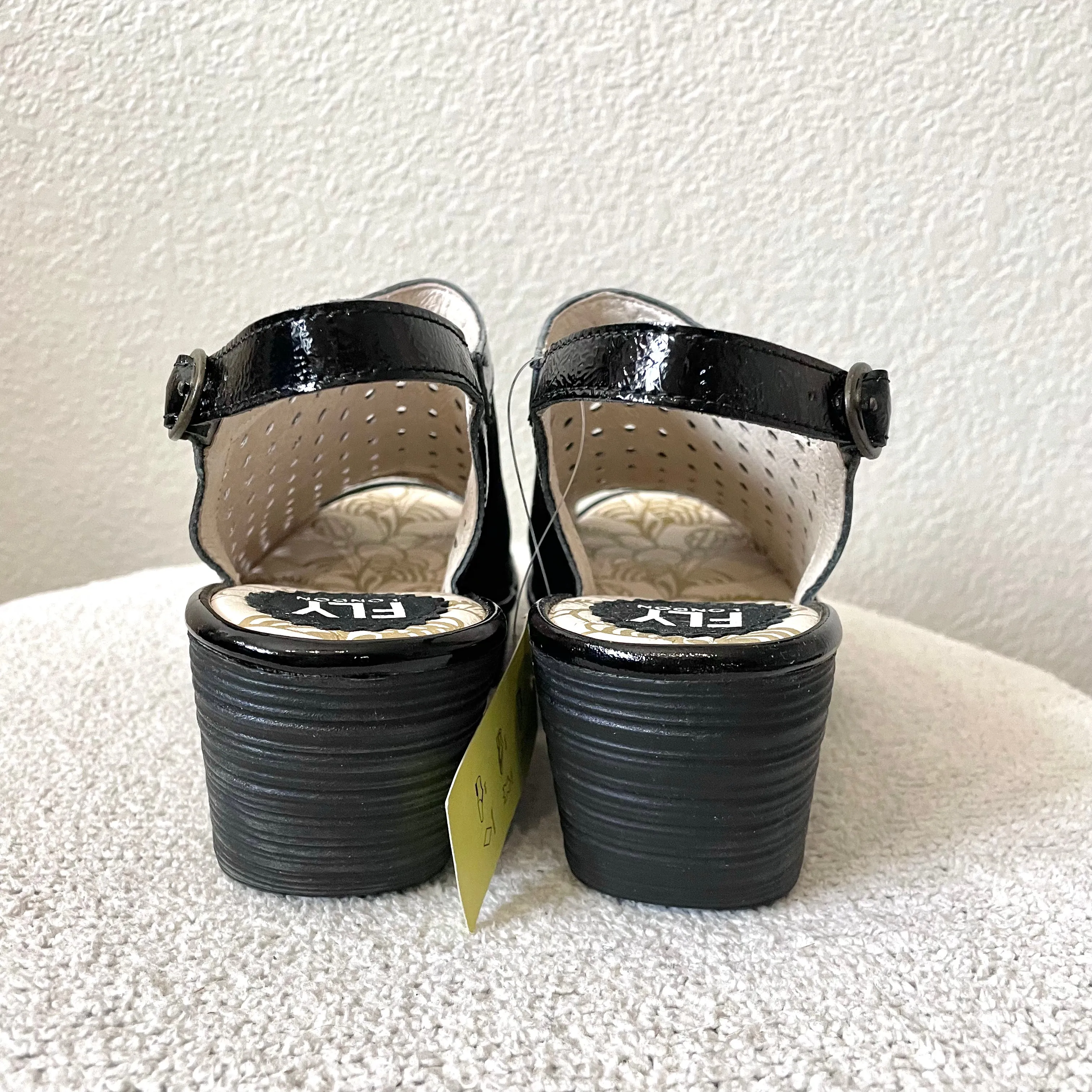 Perforated Wedge Sandals
