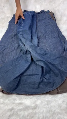 Retro Revival Denim Skirts - 11 Pieces
