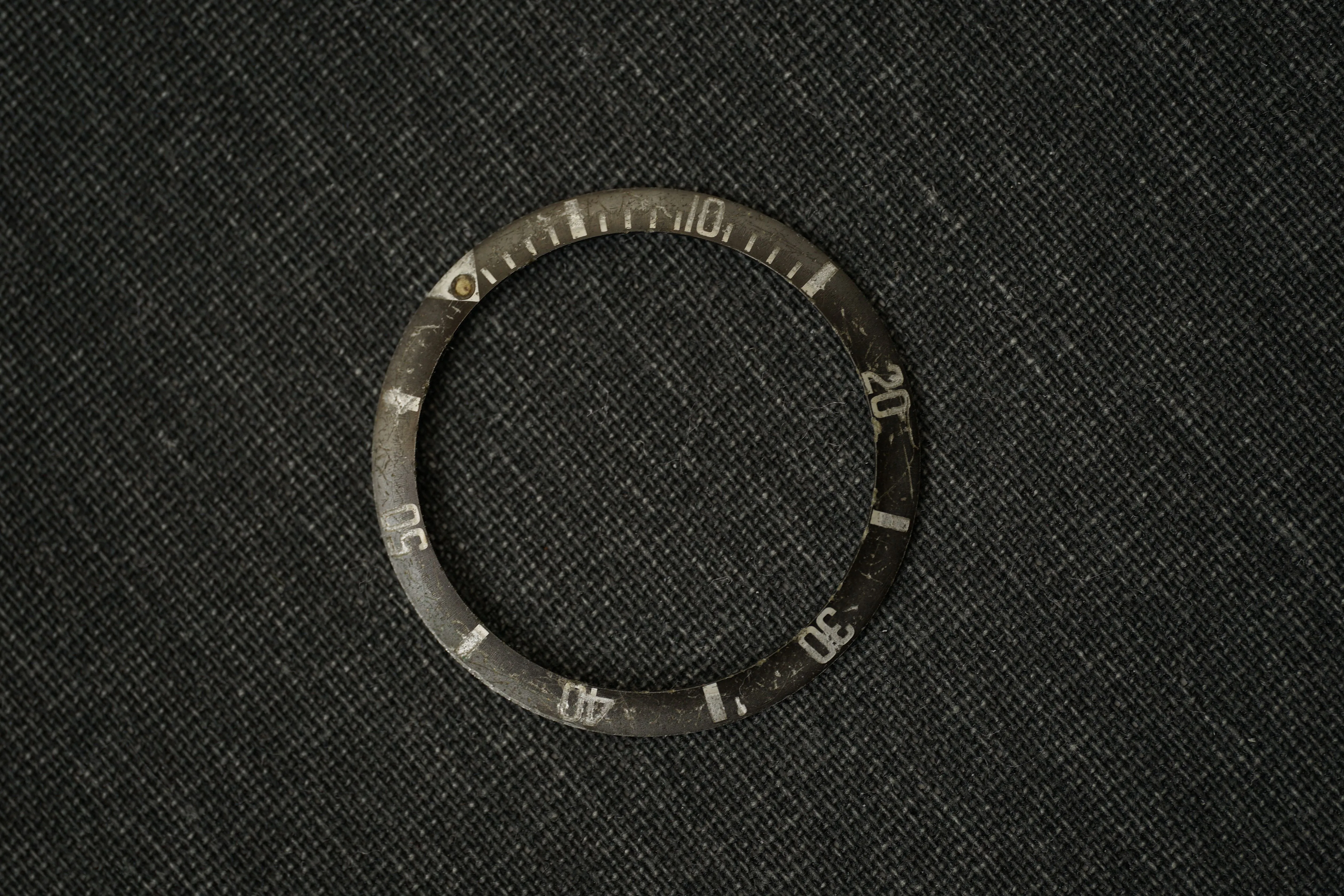 Rolex Inlay / Insert / Einlage faded long 5 für Submariner 5512 / 5513 / 1680 & Sea-Dweller 1665