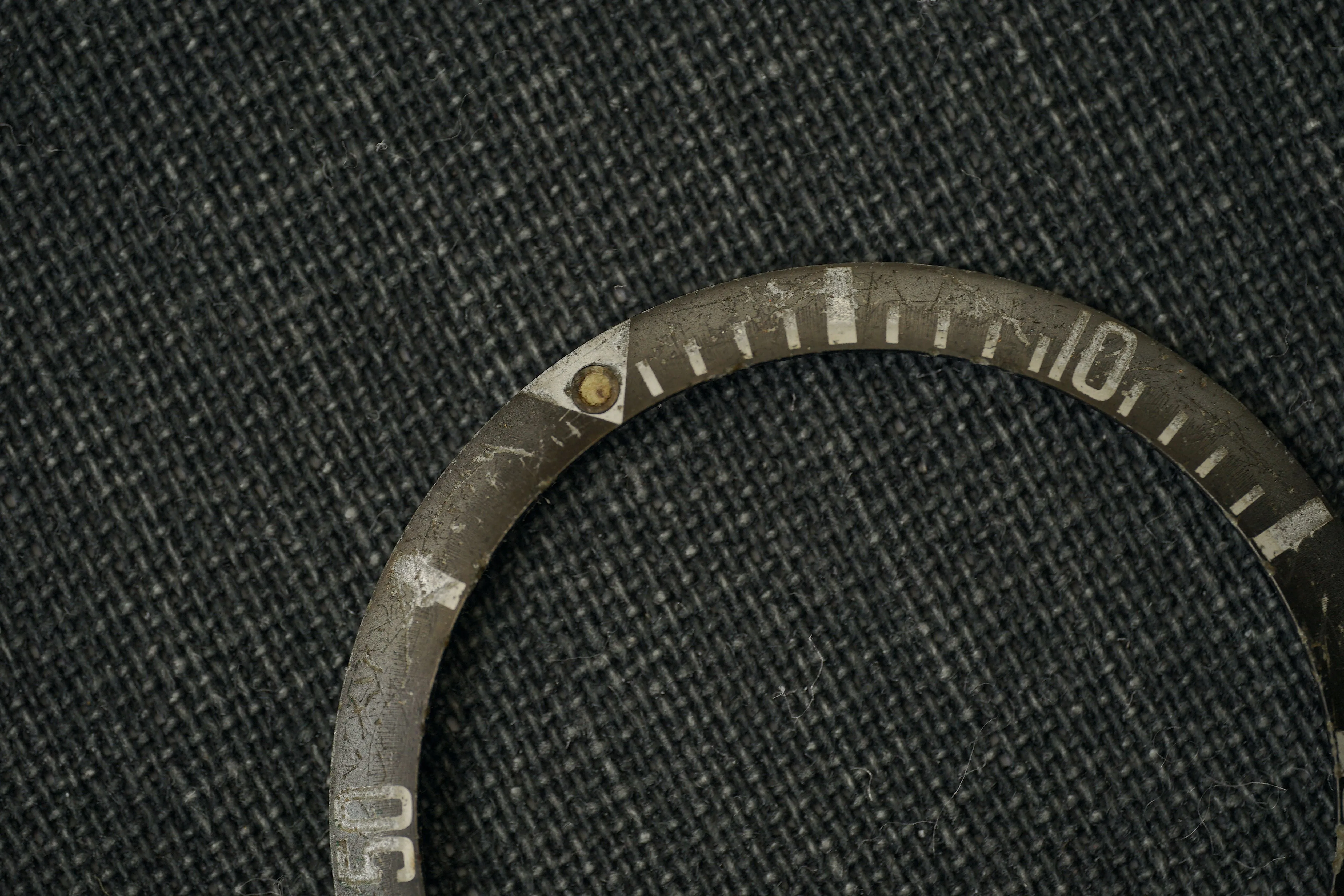 Rolex Inlay / Insert / Einlage faded long 5 für Submariner 5512 / 5513 / 1680 & Sea-Dweller 1665
