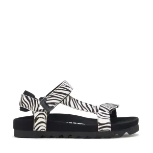 Sandal Tooth Wedge Zebra