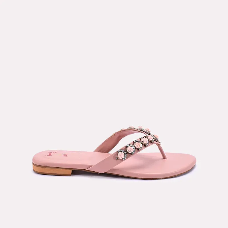 Solace Pink Fancy Flip Flops 0412492