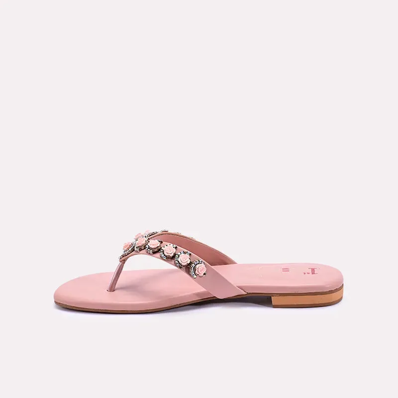 Solace Pink Fancy Flip Flops 0412492