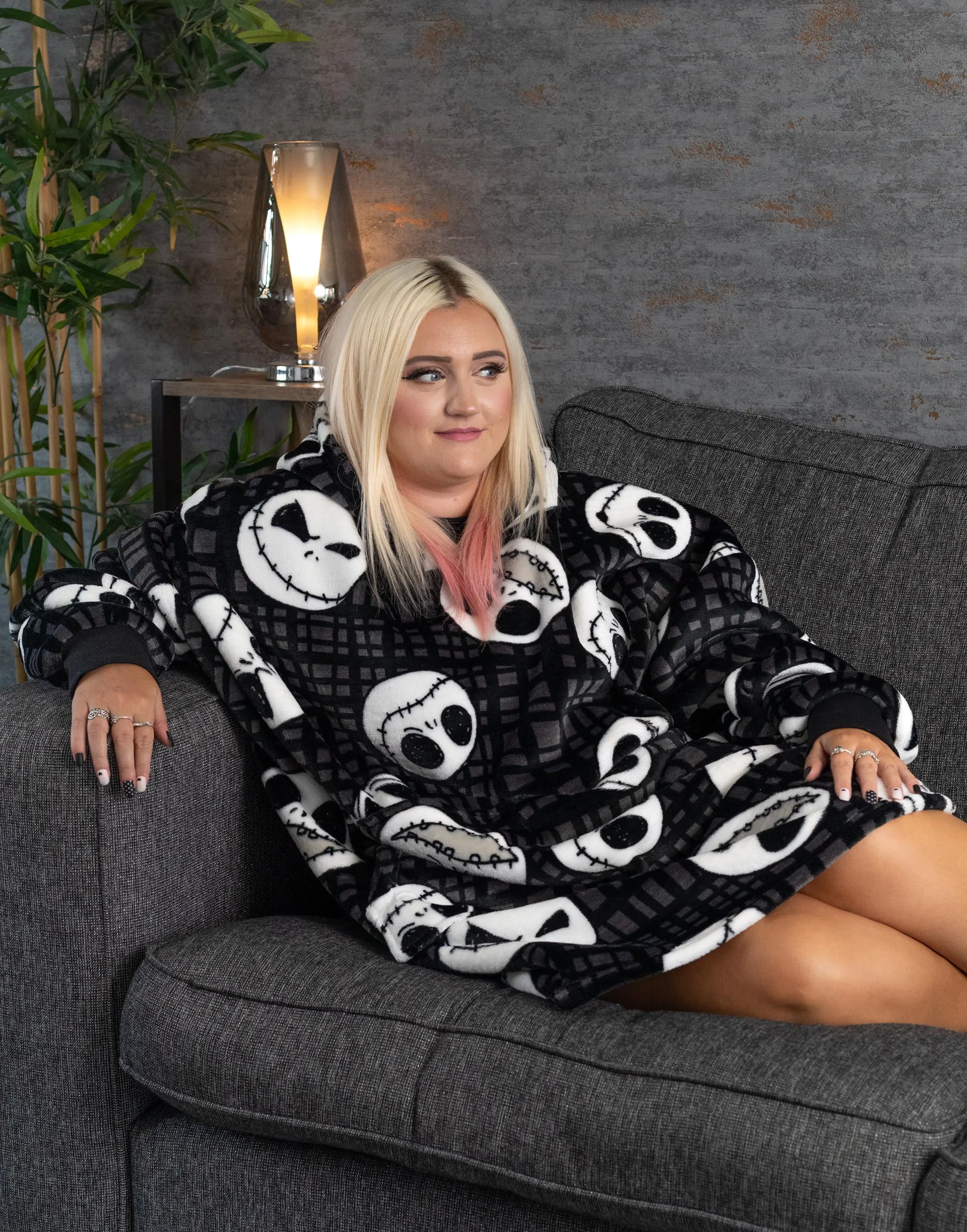 The Nightmare Before Christmas Adult  'VUddie' Oversized Blanket Hoodie
