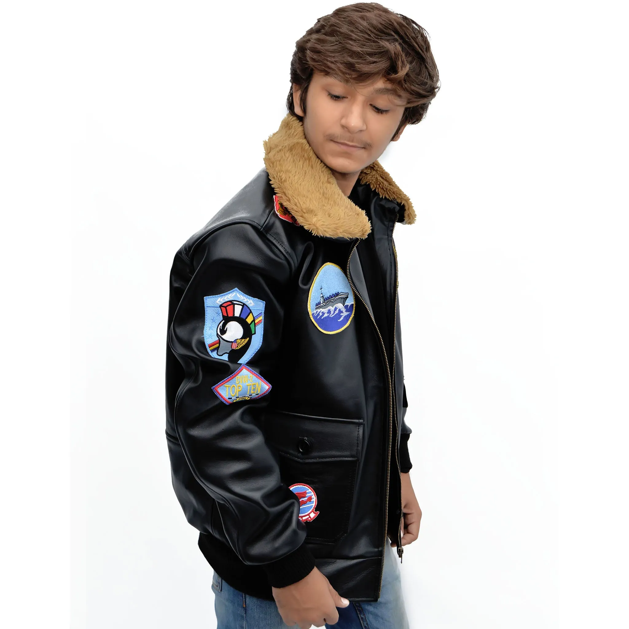 Tom Cruise Top Gun Cow Stylish Leather Jacket